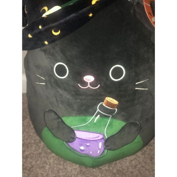 SQUISHMALLOWS Halloween CLEO the Cat WITCH Plush / Stuffed Animal - 16” NWT - Picture 3 of 16